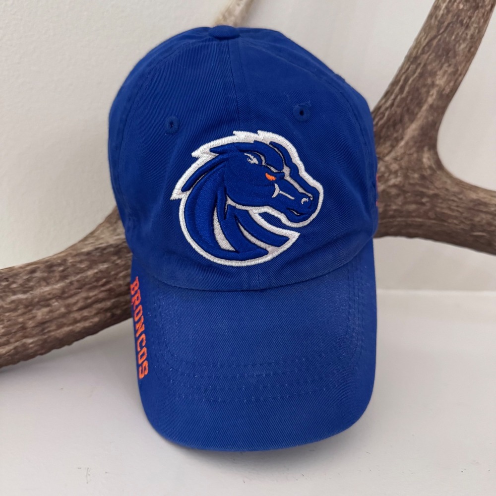 Russell Athletic Boise State Broncos Hat Blue Embroidered Baseball Cap NCAA